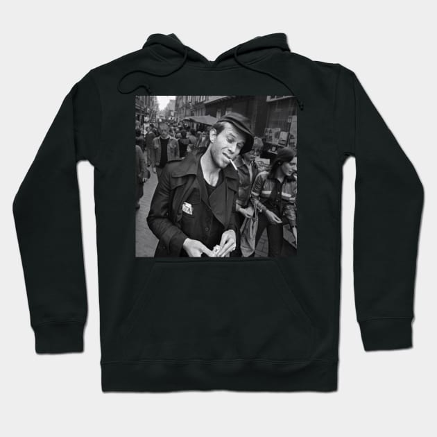 Tom Waits / 1949 Hoodie by Nakscil